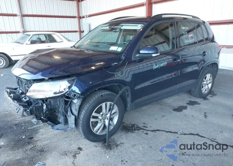 2016 Volkswagen Tiguan S из США, поврежденный, VIN WVGBV7AX9GW584433